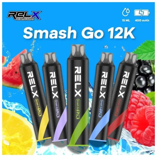 RELX12000口 relx抛棄式悅刻Smash Go12000口電子煙 一次性電子煙 ilia電子煙推廣